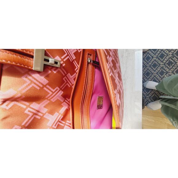 Tumi Pink and Brown Shoulder Bag - Picture 3 of 13